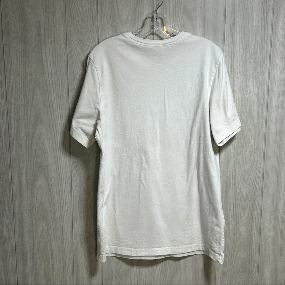 Air Jordan Nike Air White Short Sleeve Shirt Size Large